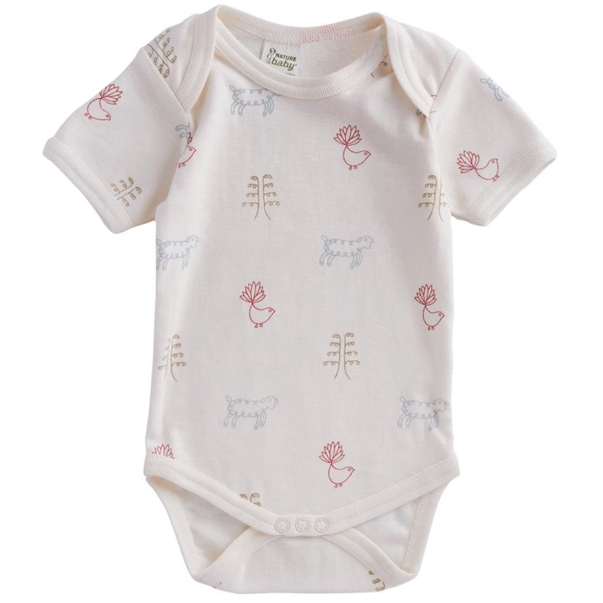 Nature Baby Organic Cotton S/S Bodysuit
